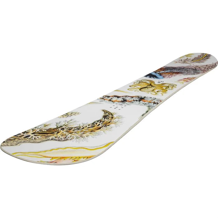 hel yes snowboard 2022 Hello but not rigid to where its riding you down the hill Yes Hel Yes Women's Snowboard