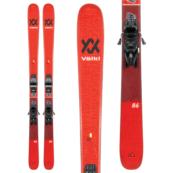 Volkl Blaze 86 Skis + Motion 11 Bindings System (2023) - 180 cm